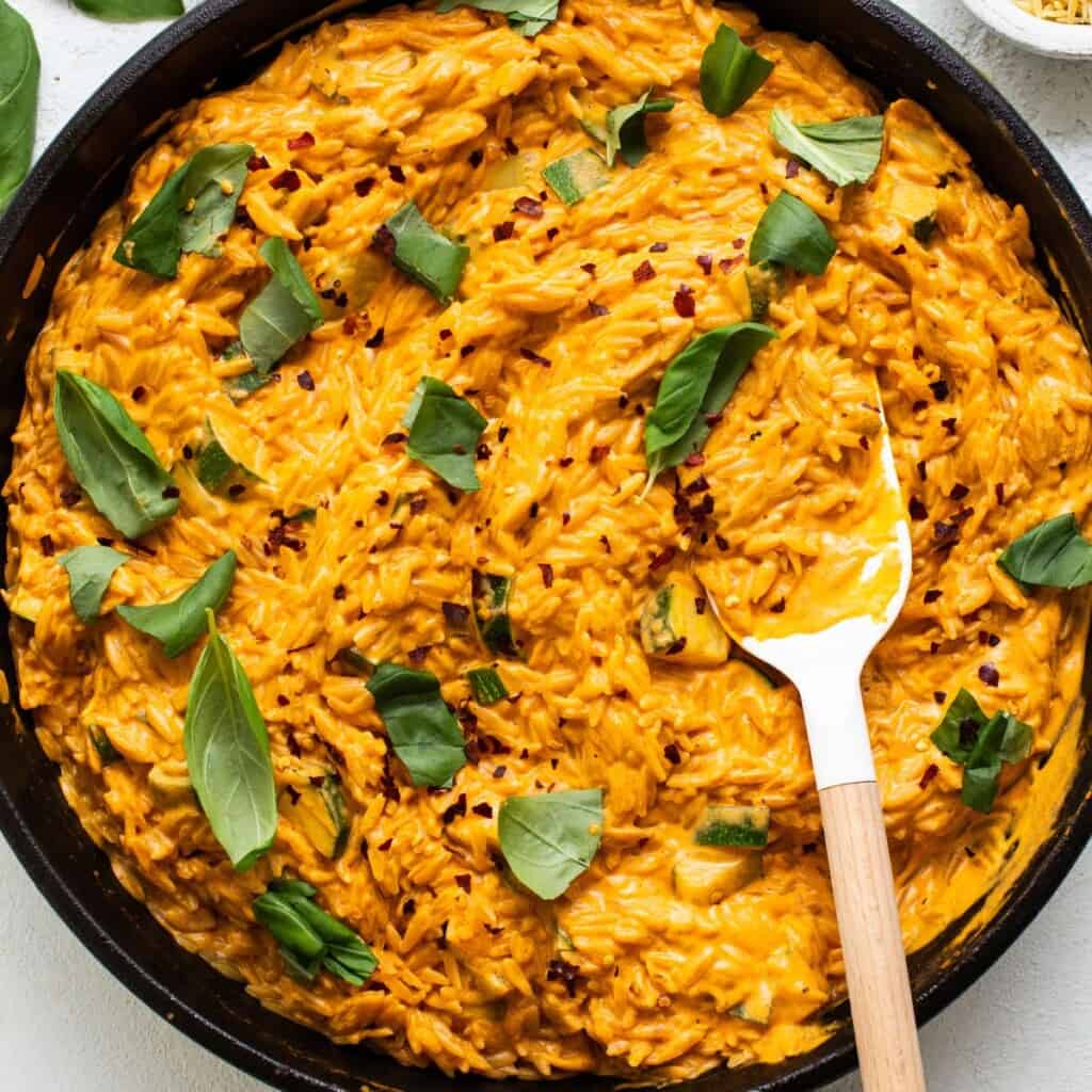 Creamy Tomato Orzo Pasta