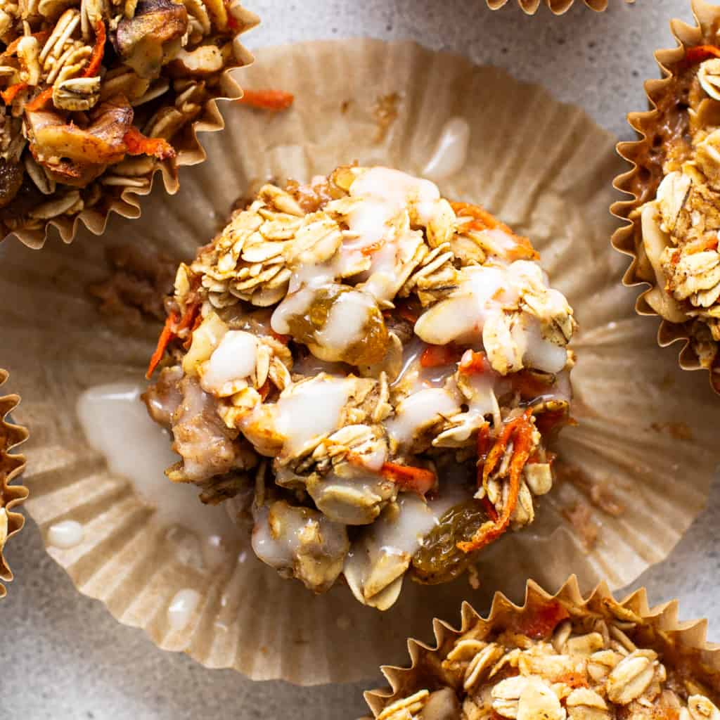 Carrot Cake Oatmeal Cups