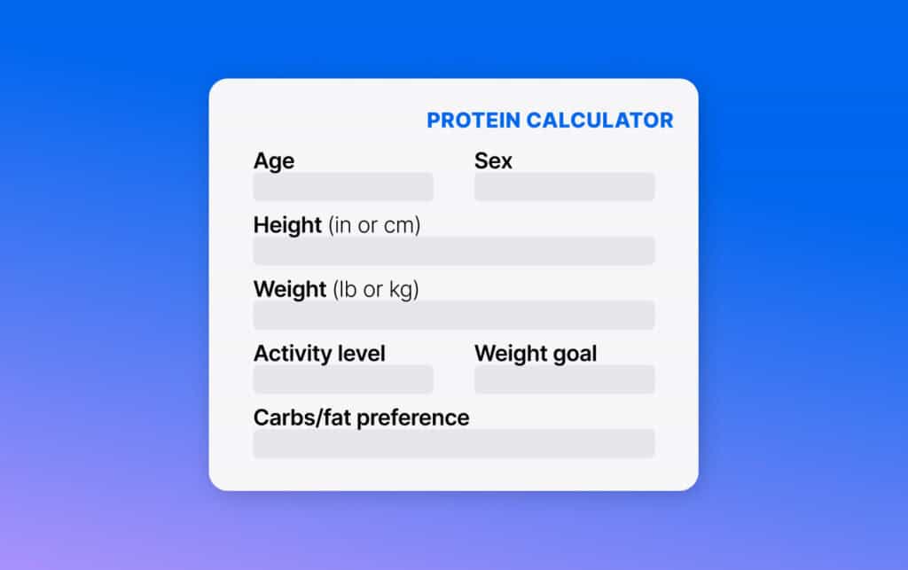 Protein Calculator | MyFitnessPal