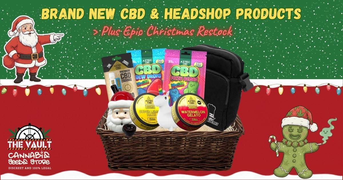 Just in Time for Christmas Your CBD & Headshop Holiday Drop