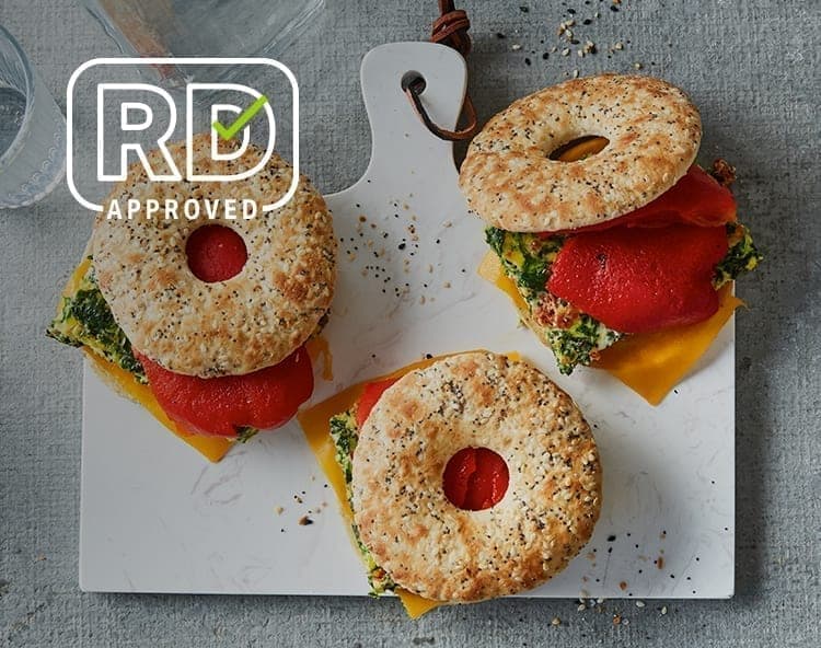 Freezer Bagel Breakfast Sandwiches | Recipes