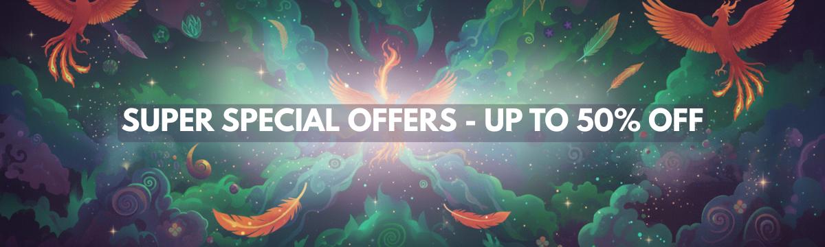 Super Special Offers Up to 50% OFF