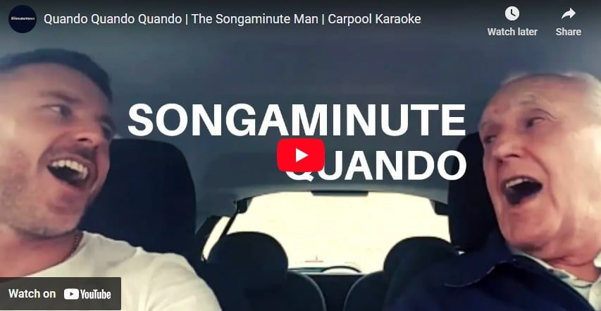 Father with Dementia Belts Out “Quando Quando” with Son