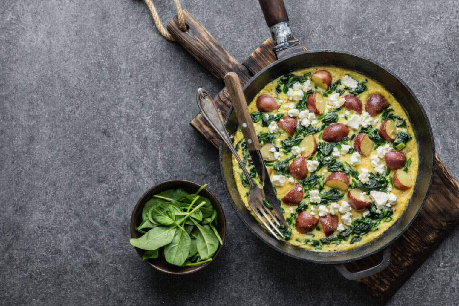 Spinach & Potato Frittata | MyFitnessPal