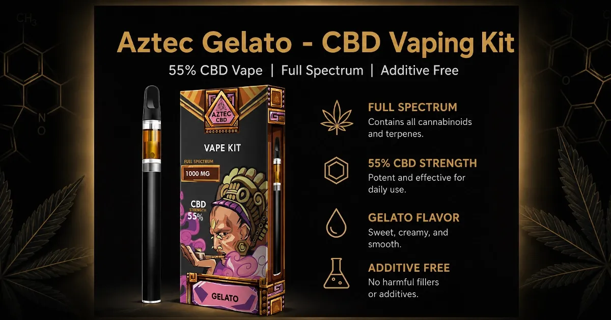 Aztec Gelato CBD kit