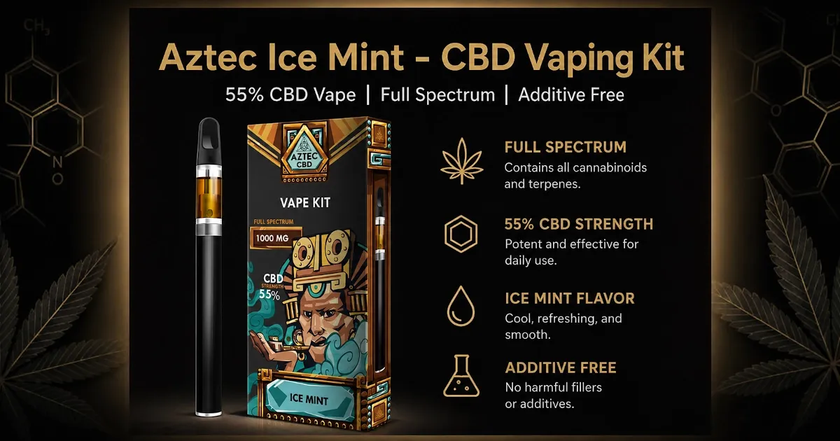 Aztec Ice Mint CBD kit