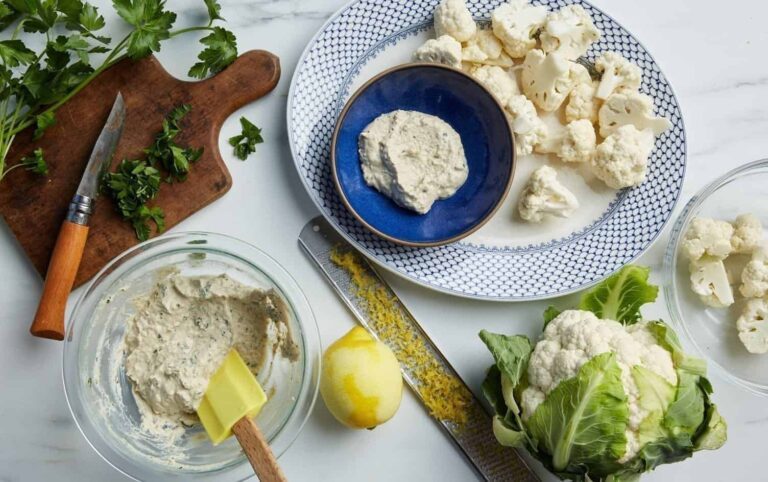 Creamy Salmon Spread With Cauliflower Dippers