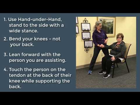 Help Someone with Dementia Sit Down
