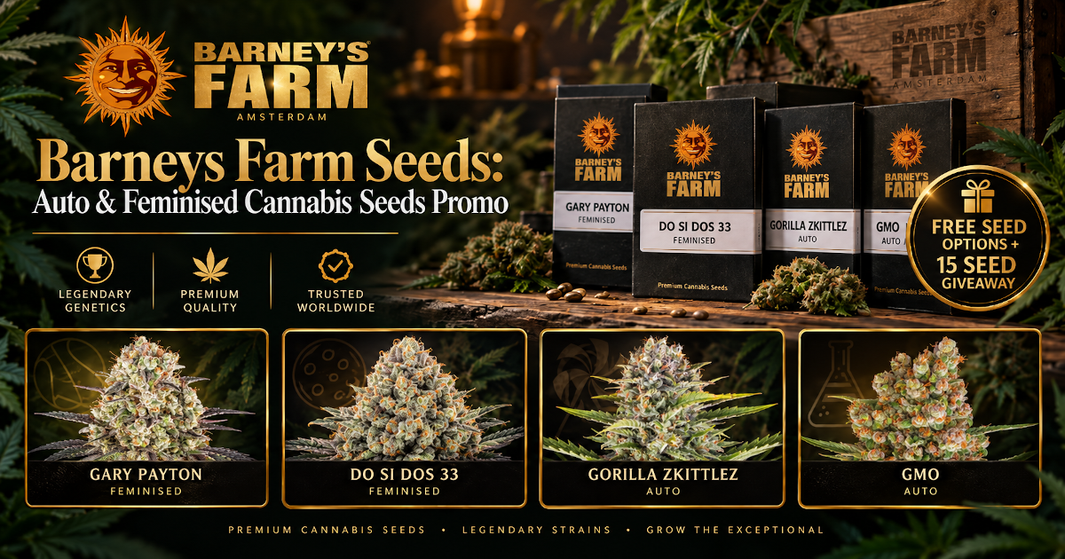 Auto & Feminised Cannabis Seeds Promo